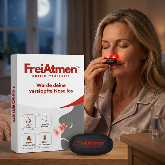 FreiAtmen™ Nasen-Rotlichttherapie